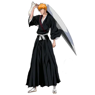 😏 emoji Ichigo Kurosaki By Shewlan Telegram sticker 15 of 37
