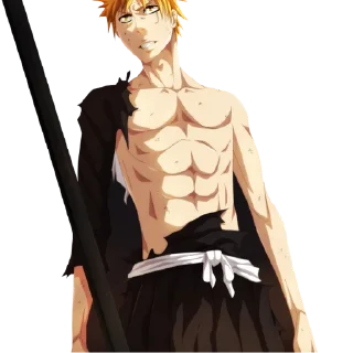 😠 emoji Ichigo Kurosaki By Shewlan Telegram sticker 17 of 37