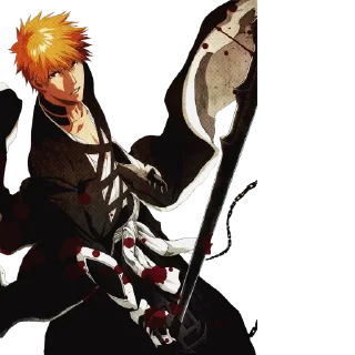 😏 emoji Ichigo Kurosaki By Shewlan Telegram sticker 18 of 37