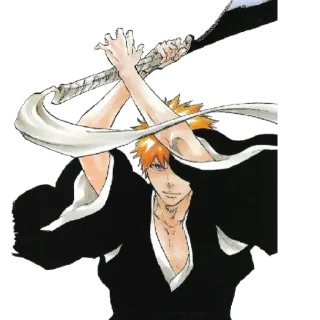 😏 emoji Ichigo Kurosaki By Shewlan Telegram sticker 4 of 37
