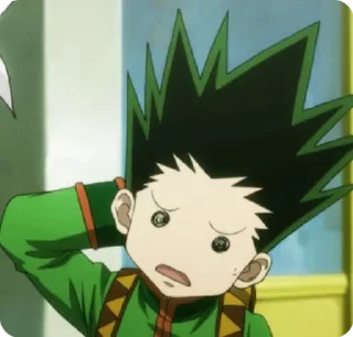 😳 emoji Hunter x Hunter Telegram sticker 10 of 43