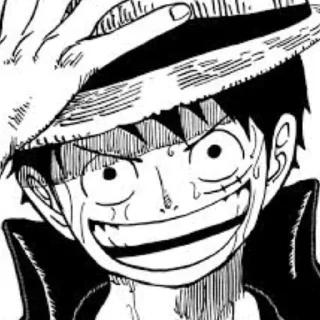 🛸 emoji Luffy -> @Earth928B Telegram sticker 19 of 22