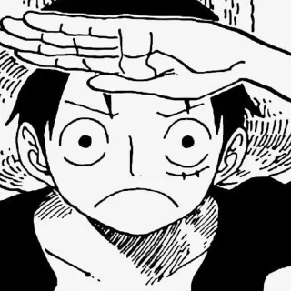 🛸 emoji Luffy -> @Earth928B Telegram sticker 13 of 22