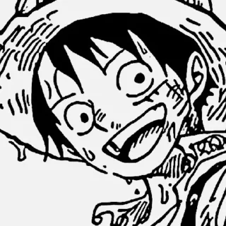 🛸 emoji Luffy -> @Earth928B Telegram sticker 16 of 22