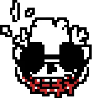 💀 emoji Sans. Telegram sticker 19 of 44