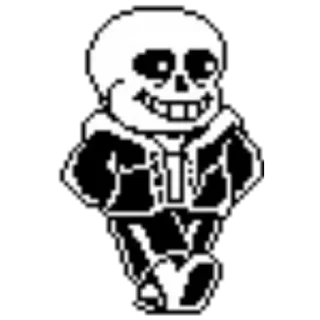 Sticker from Sans