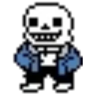 Sticker from Sans