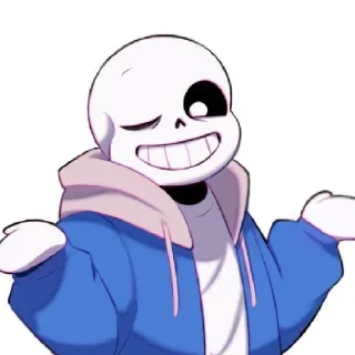 Sticker from Sans