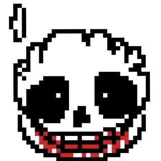 💀 emoji Sans. Telegram sticker 18 of 44