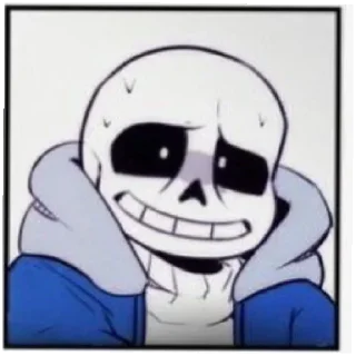 Sticker from Sans