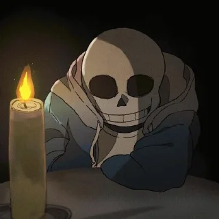 Sticker from Sans
