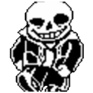Sticker from Sans