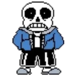 Sticker from Sans