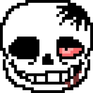 💀 emoji Sans. Telegram sticker 15 of 44