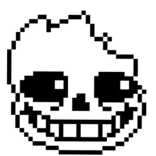 💀 emoji Sans. Telegram sticker 21 of 44