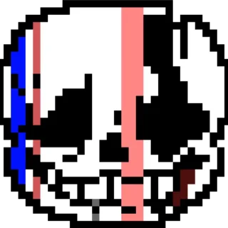 💀 emoji Sans. Telegram sticker 14 of 44