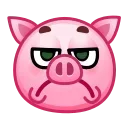 👎 emoji Pig Emoji @svinobot_news Telegram sticker 9 of 40