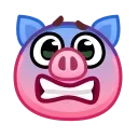 😨 emoji Pig Emoji @svinobot_news Telegram sticker 2 of 40