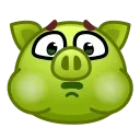 🤢 emoji Pig Emoji @svinobot_news Telegram sticker 10 of 40