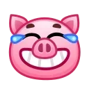 😂 emoji Pig Emoji @svinobot_news Telegram sticker 1 of 40