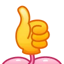 👍 emoji Pig Emoji @svinobot_news Telegram sticker 6 of 40
