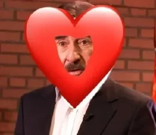 😍 emoji Больше стикеров 👉🏻 @stickertg4 Telegram sticker 15 of 66