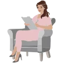 👩‍💻 emoji by @dadya_andrey Telegram sticker 1 of 186