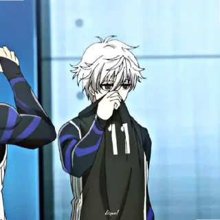 🥵 emoji Сэйсиро Наги/Синяя Тюрьма Telegram sticker 18 of 60