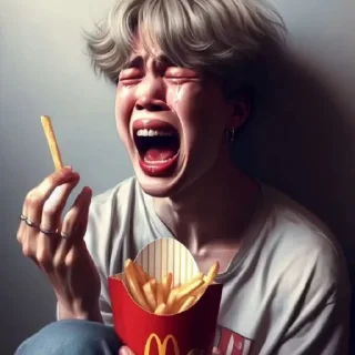 Sticker from грустно,но вкусно😭😋в гальютерах нет кислоты!!! в