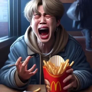 Sticker from грустно,но вкусно😭😋в гальютерах нет кислоты!!! в