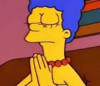 Sticker from simpsons