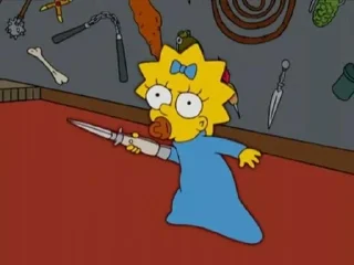 Sticker from simpsons