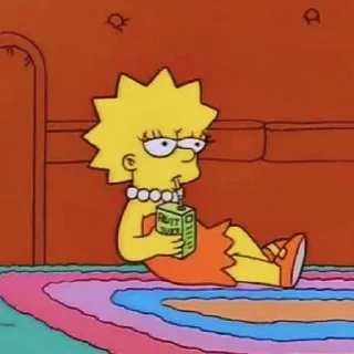Sticker from simpsons