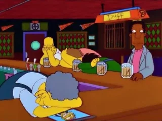 Sticker from simpsons