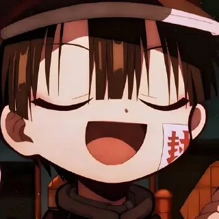 😄 emoji Ханако кун @anime_stickerr Telegram sticker 19 of 20