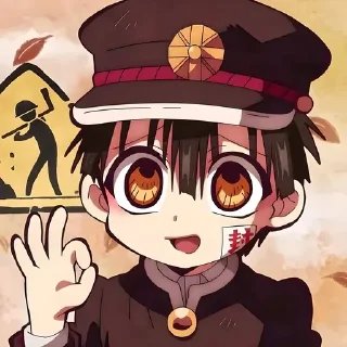 👌 emoji Ханако кун @anime_stickerr Telegram sticker 2 of 20