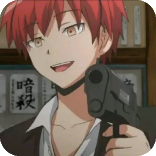 🔫 emoji Aki Telegram sticker 15 of 79