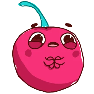 😧 emoji Вишневая срака Telegram sticker 7 of 31