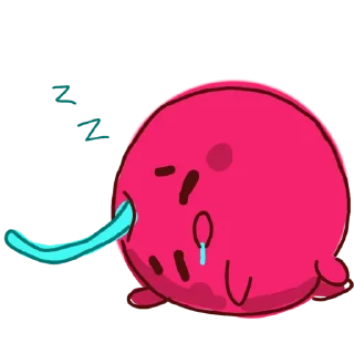 😴 emoji Вишневая срака Telegram sticker 14 of 31