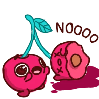 😵 emoji Вишневая срака Telegram sticker 11 of 31