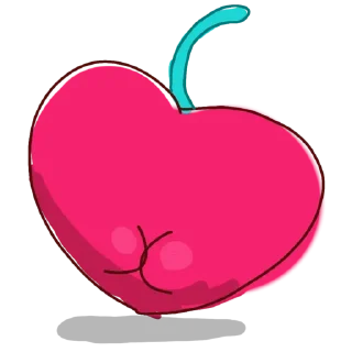❤️ emoji Вишневая срака Telegram sticker 16 of 31