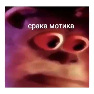 Sticker from срака мотика