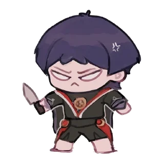 🔪 emoji Маленька Срака Telegram sticker 15 of 32