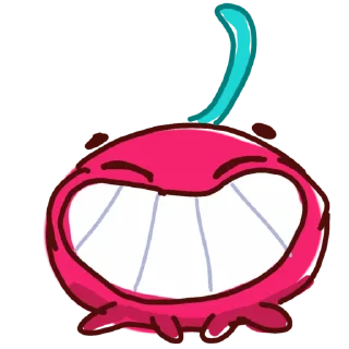 😄 emoji Вишневая срака Telegram sticker 21 of 31