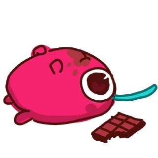 🤤 emoji Вишневая срака Telegram sticker 10 of 31