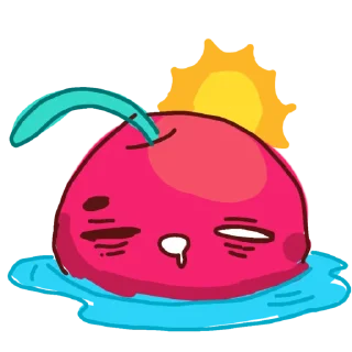 🥵 emoji Вишневая срака Telegram sticker 19 of 31