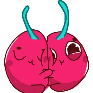 🤗 emoji Вишневая срака Telegram sticker 13 of 31