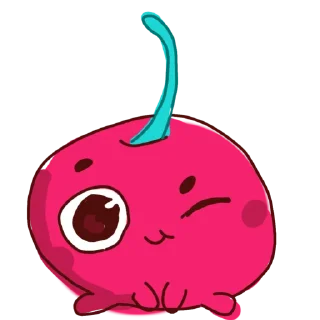 😉 emoji Вишневая срака Telegram sticker 17 of 31
