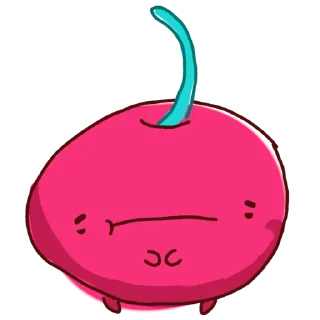 😐 emoji Вишневая срака Telegram sticker 12 of 31