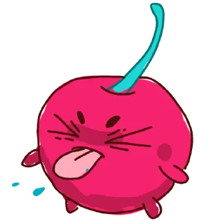 😝 emoji Вишневая срака Telegram sticker 24 of 31
